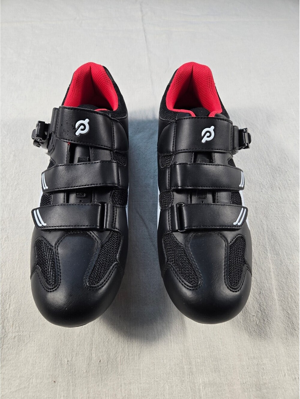 Peloton Cycling Shoes Mn's US 12 EU 46 Black Spin Bike Cleats included Brand NEW